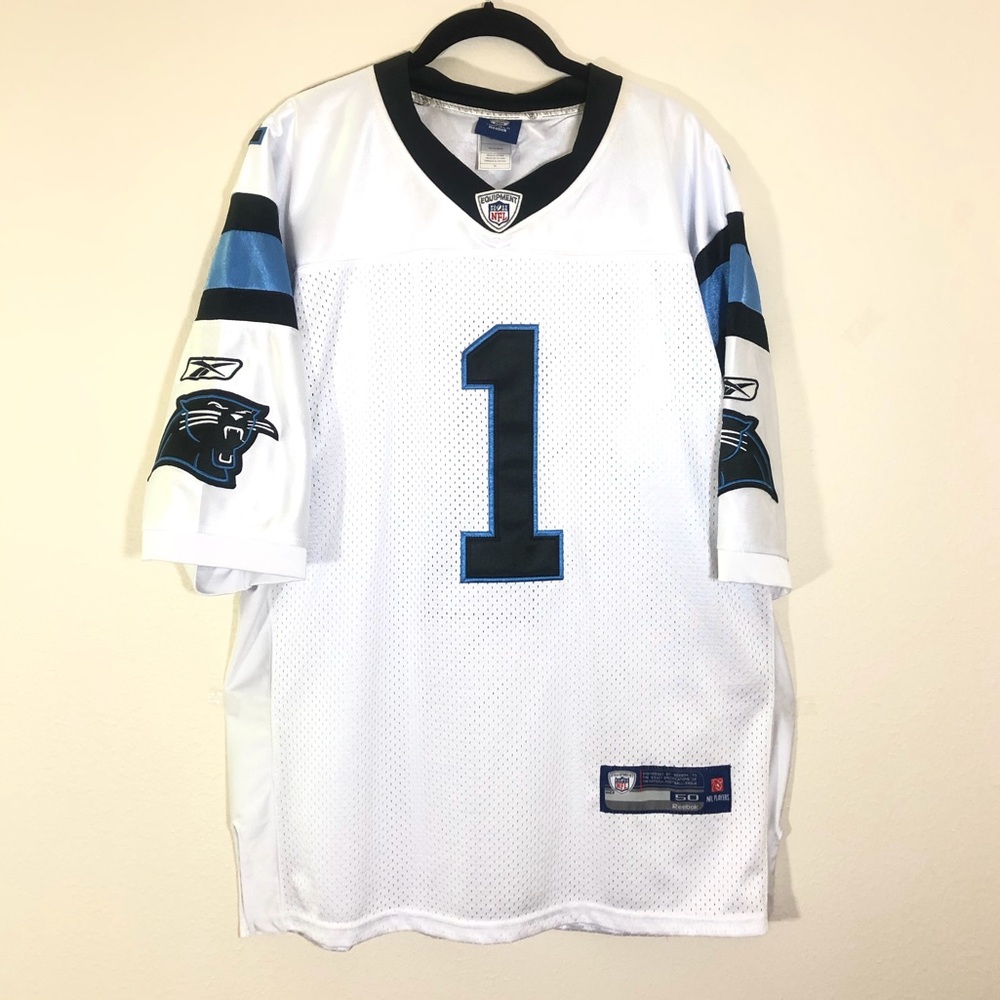 Carolina Panthers #1 Cam Newton Reebok NFL Jersey